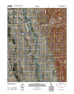 Poleta Canyon 2012 topographic map thumbnail