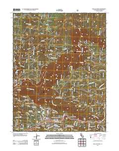 Pollock Pines 2012 topographic map thumbnail