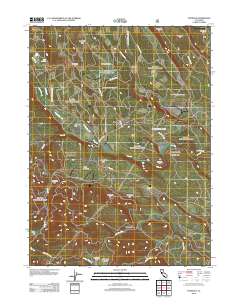 Pondosa 2012 topographic map thumbnail