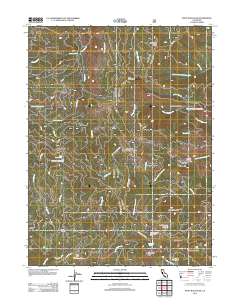 Pony Buck Peak 2012 topographic map thumbnail