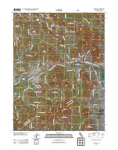 Portola 2012 topographic map thumbnail