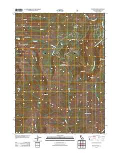 Preston Peak 2012 topographic map thumbnail