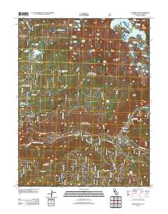Pyramid Peak 2012 topographic map thumbnail