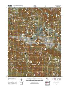 Quincy 2012 topographic map thumbnail