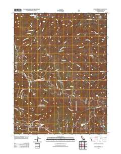 Raglin Ridge 2012 topographic map thumbnail