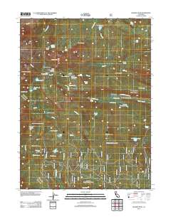 Reading Peak 2012 topographic map thumbnail