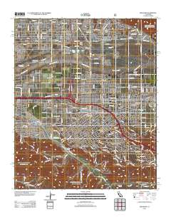 Redlands 2012 topographic map thumbnail