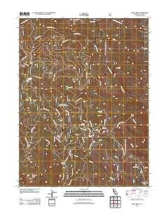 Riley Ridge 2012 topographic map thumbnail