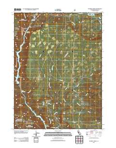 Roaring Creek 2012 topographic map thumbnail
