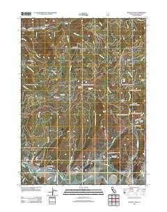 Russell Peak 2012 topographic map thumbnail
