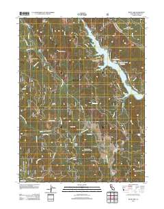 Ruth Lake 2012 topographic map thumbnail