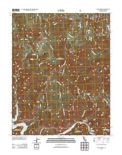 Sacate Ridge 2012 topographic map thumbnail