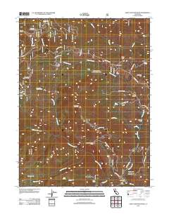 Saint John Mountain 2012 topographic map thumbnail