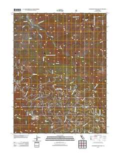 Sanhedrin Mountain 2012 topographic map thumbnail