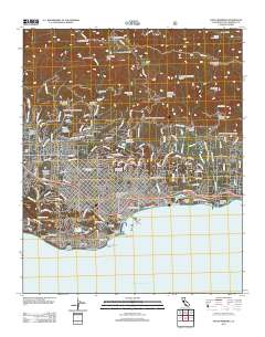 Santa Barbara 2012 topographic map thumbnail
