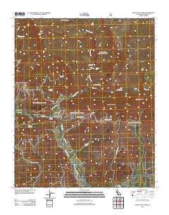 Santa Paula Peak 2012 topographic map thumbnail
