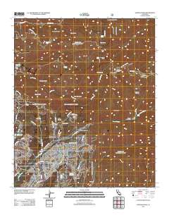 Santiago Peak 2012 topographic map thumbnail