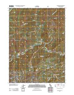 Sawyers Bar 2012 topographic map thumbnail