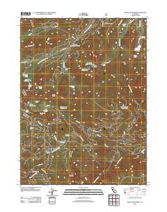 Seven Lakes Basin 2012 topographic map thumbnail