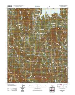 Shaver Lake 2012 topographic map thumbnail