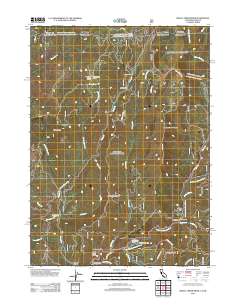 Shelly Creek Ridge 2012 topographic map thumbnail