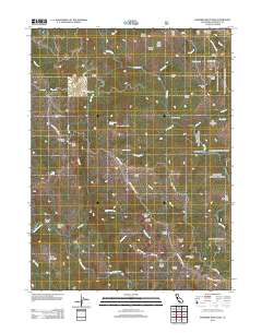 Showers Mountain 2012 topographic map thumbnail