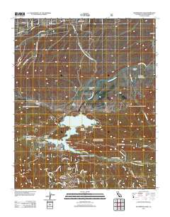 Silverwood Lake 2012 topographic map thumbnail