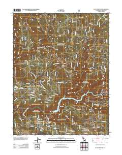 Slate Mountain 2012 topographic map thumbnail