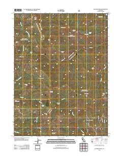 Solomon Peak 2012 topographic map thumbnail
