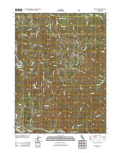 Somes Bar 2012 topographic map thumbnail