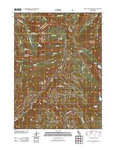 South China Mountain 2012 topographic map thumbnail