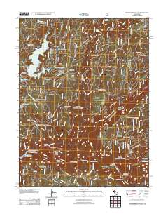 Strawberry Valley 2012 topographic map thumbnail