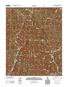 Tepusquet Canyon 2012 topographic map thumbnail