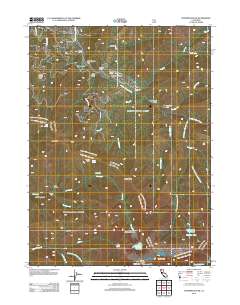 Thompson Peak 2012 topographic map thumbnail