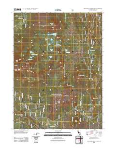 Thousand Lakes Valley 2012 topographic map thumbnail