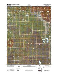 Timbered Crater 2012 topographic map thumbnail