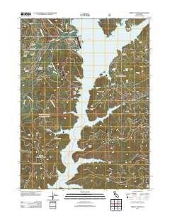 Trinity Center 2012 topographic map thumbnail