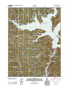 Trinity Dam 2012 topographic map thumbnail
