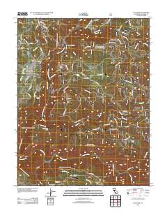 Tuolumne 2012 topographic map thumbnail