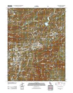 Twain Harte 2012 topographic map thumbnail