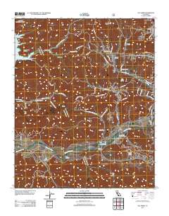Val Verde 2012 topographic map thumbnail