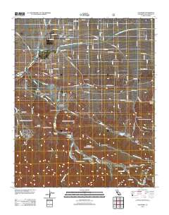 Valyermo 2012 topographic map thumbnail