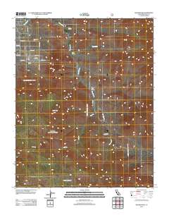 Walker Pass 2012 topographic map thumbnail