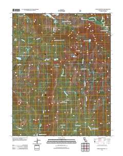 Ward Mountain 2012 topographic map thumbnail