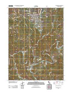 Weaverville 2012 topographic map thumbnail