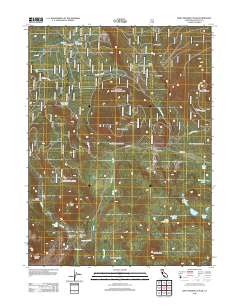 West Prospect Peak 2012 topographic map thumbnail