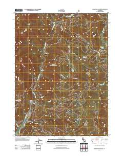Whisky Bill Peak 2012 topographic map thumbnail