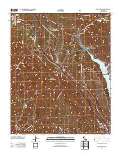 Whitaker Peak 2012 topographic map thumbnail