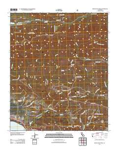 White Ledge Peak 2012 topographic map thumbnail