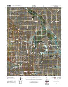Whitmore Hot Springs 2012 topographic map thumbnail
